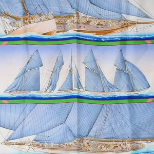 HERMES  Silk Rafales Scarf 90